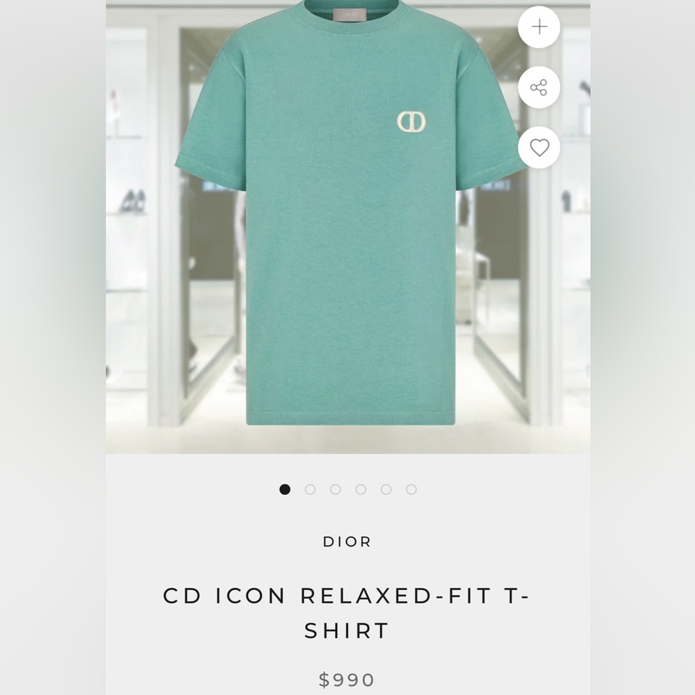 Authentic Dior Men’s Crewneck T-Shirt